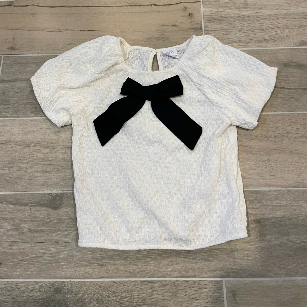 Zara kids bow blouse size 8-9